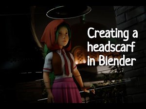 Blender Tutorial: How to create a headscarf