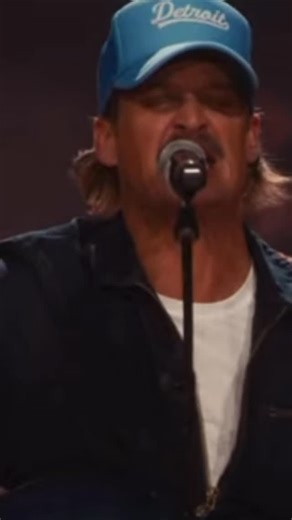 The Young Right on Instagram: "Kid Rock just told people to give your life to Jesus and honored Charlie Kirk at the All-American Halftime Show. Amen! Thank you Turning Point USA for bringing us back to faith, God, and America. Happy Super Bowl LX Sunday, Patriots vs. Seahawks! Reject the woke agenda. Reject Bad Bunny and Hollywood. Choose Jesus!"
