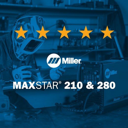 Portable. Durable. Powerful. The Maxstar® 210 and 280 bring your best welds anywhere you go. Take it from the welders who know! bit.ly/3IXiNsY | Miller Welders