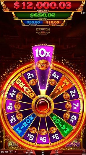 Dragon Bowl™ and Phoenix Bowl™ Video Slots - Wheel Bonus