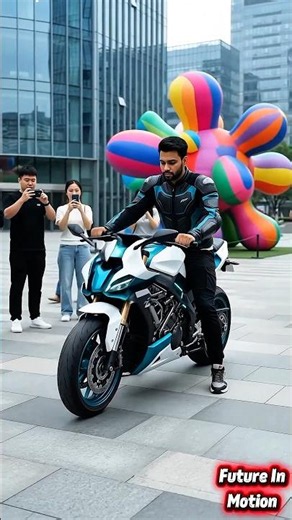 Futuristic Motorcycle Transforms Into a Scooter 😱 AI Cinematic Transformation ! #NexaMorph #Shorts