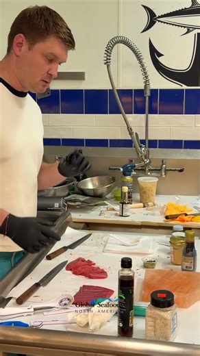 GIANT SUSHI DINNER PREP 🍣🔥 Dry Aged Fish Cooking for a Big Crowd