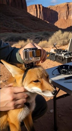 Wild Fox Camera Accidentally Finds Lost Underground Temple #viral #shorts