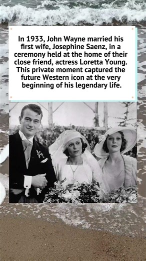 John Wayne’s 1933 Wedding to Josephine Saenz 💍