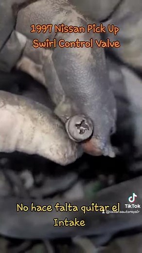 1997 Nissan pickup - swirl control valve location