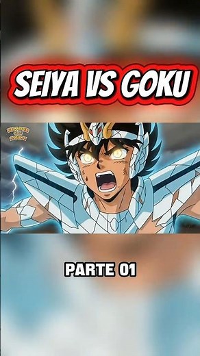 ⚡ SEIYA vs GOKU — THE BATTLE OF THE CENTURY HAS BEGUN! 😱 #anime #saintseiya #cdz