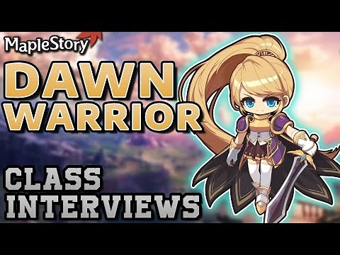 DAWN WARRIOR Class Interview w/ THOMPSIES | Ranking ALL Maplestory Classes