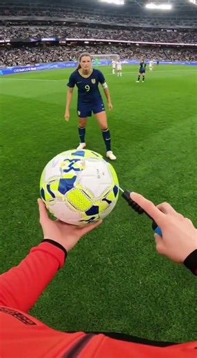 Ref Pumps Up Deflated Ball Mid-Game