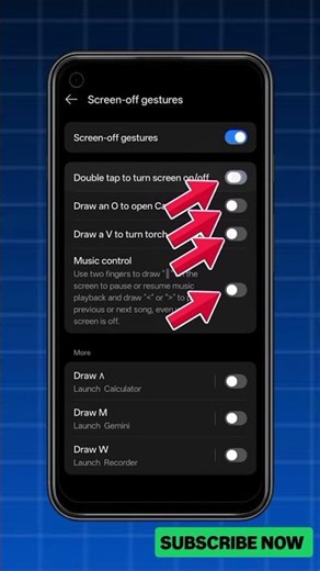 Draw A V To Turn The Torch On/Off | V Draw Karke Flashlight On Kaise Kare #shorts #hyaitech