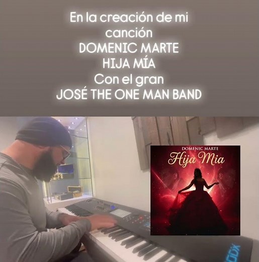 #domenicmarte en la creación de mi canción Hija Mía