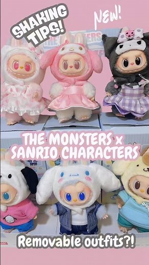 LABUBU x Hello Kitty Blind Box! 🎉 THE MONSTERS Sanrio Vinyl Plush Pendant Unboxing + Shaking Tips