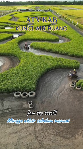 #ATVKAB #atvkunciairbuang #trekatvsawahpadi #apss #rezkidisawah