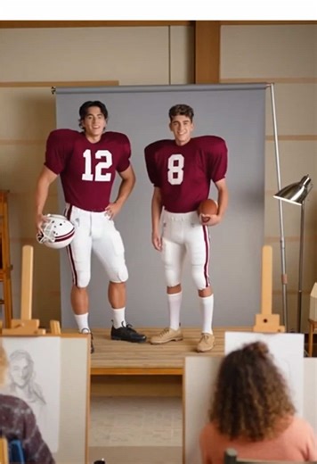 Caleb and Peter Art Model Jocks