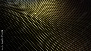 Depth changing of colorful carbon fiber weave surface (3D Rendering)