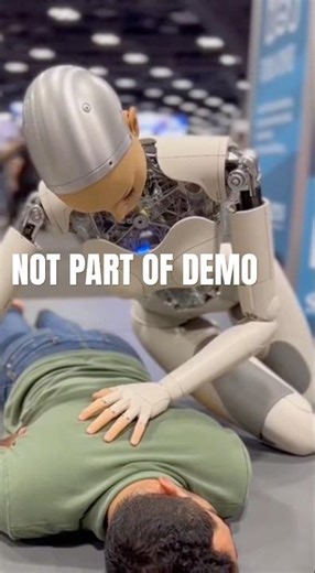 Replicant Tech Demo Malfunctions on Expo Floor (Attendee Footage)