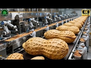 Inside a Modern Peanut Plant: From Raw Peanuts to Roasted Snack Packs (Full Process)