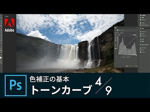 【Photoshop入門】色補正の基本 4/9 トーンカーブ｜－アドビ公式－