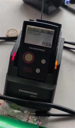 German Volunteer Firefighter Pager Alarm Tones - Swissphone res.Q