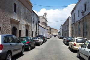 Calle Las Damas (Ladies Street) in Santo Domingo, Dominican Republic