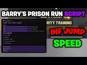 [NEW⭐] Barry's Prison Run Script - *Speed & Noclip* ROBLOX (NO KEY!)