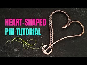 Wire Wrapped Heart Pin Tutorial + Bonus Lesson: Scale Any Wire Jewelry Design