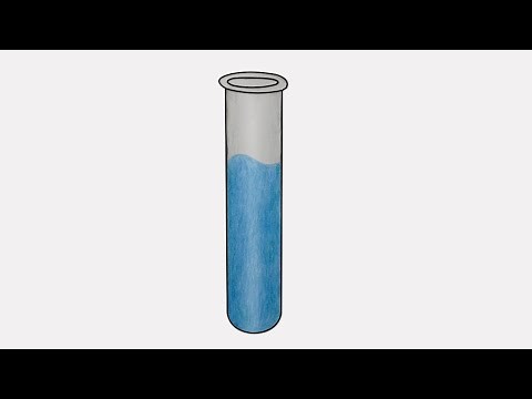 how to draw a test tube | step by step test tube drawing