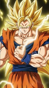 goku transforming into ssj 3