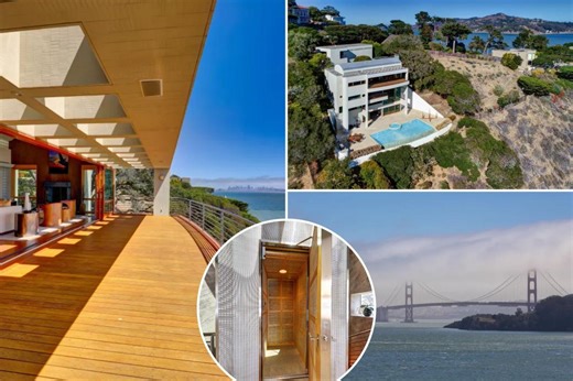 Exclusive | Rare Gwathmey-designed San Francisco estate overlooking the Golden Gate Bridge cuts its price by millions