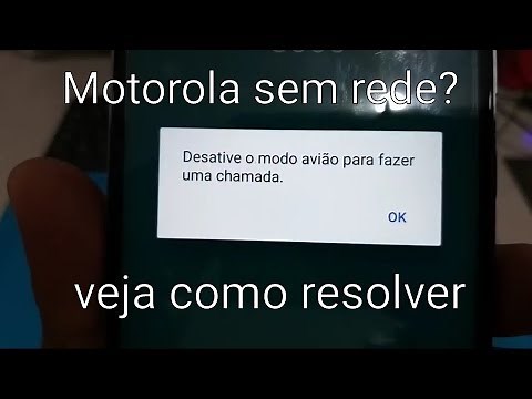 Motorolas Lenovo sem rede sem sinal modo avião test CQA veja como resolver