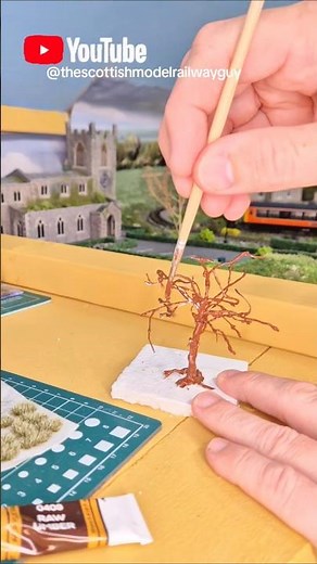 The Model Railway hobby has taken me to the point of attempting to make scratch built model trees!