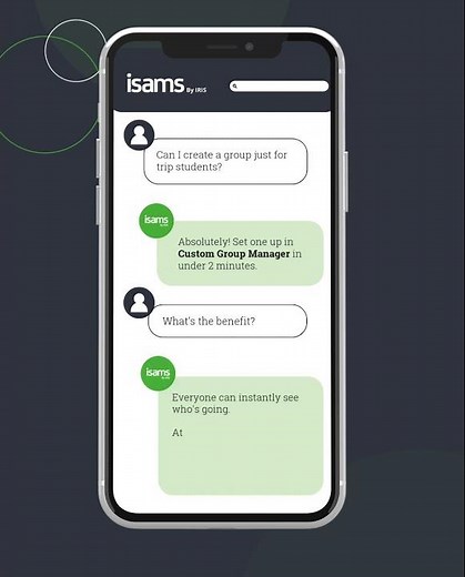Planning a school trip? With iSAMS Custom Group Manager you can create groups for your trip students