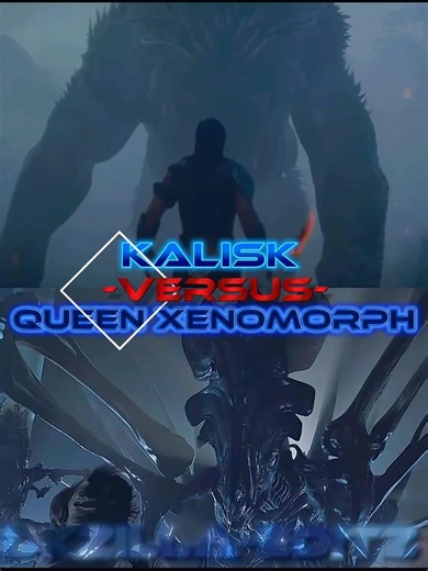 Kalisk vs xenomorph queen #xenomorph #predatorbadlands #dek #kalisk