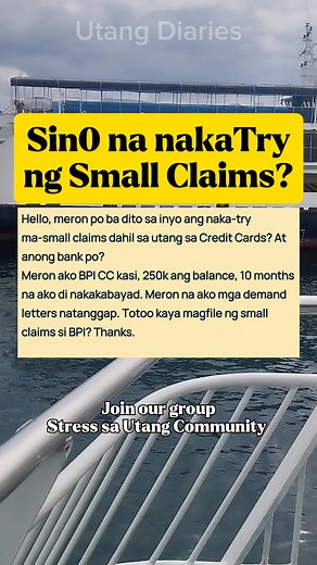 144K views · 70 reactions | Sino na naka try ng small claims? Stress sa UTANG Adviser Utang Stories #kautang #utangpamore #utang #highlights #reelsfb | Utang Diaries | Facebook