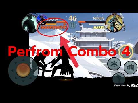 Shadow Fight 2 4 Combo (Slow Motion) Highlights