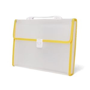 [Hot Item] Carpeta expandible con asa, organizador de certificados, carpeta de acordeón transparente, soporte de documentos
