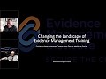 Evidence Management Webinar Series Episode 9: Changing the Landscape of Evidence Management Training
