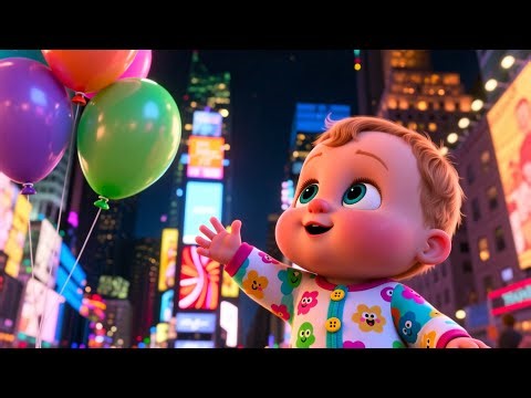 Times Square Lights At Night 🌃✨ | Fun Learning Adventure for Kids | Preschool Educational Video