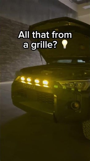 Our Toyota 4Runner XBG Grille is BRIGHT! 👀