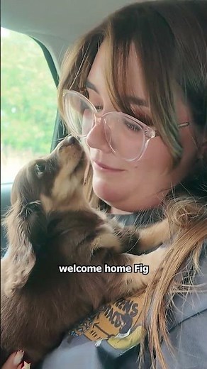 bringing my new puppy home 🥺💕