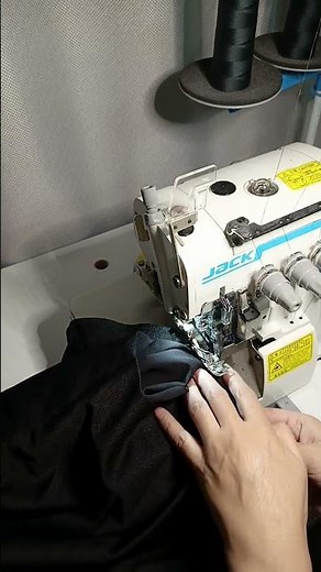 I sew on an overlock #shorts #sewing