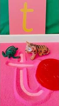 ABC letter formation. How to write the letter ‘t’ and words that start with ‘t’. #letterwriting