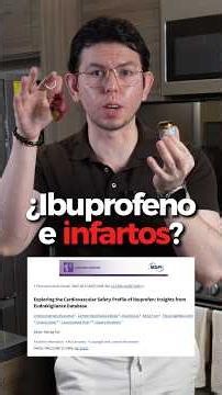¿Provoca INFARTOS? (ibuprofeno) 😳 más en IG #medicina #datoscurisos #sabiasque