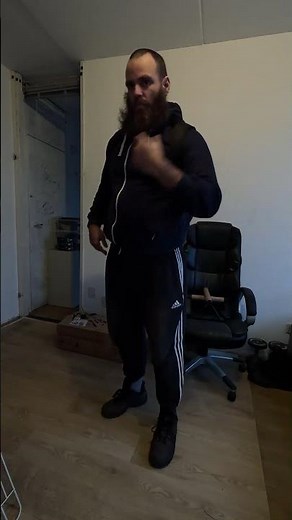 Putting my backpack on and off for so and so many times