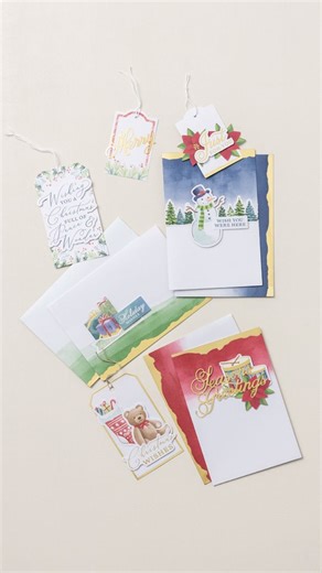 Sound on! 🔊 🎁 Make your holiday greetings shine with our Joyful Images Mix & Match pack. Create personalized holiday cards and gift tags with our gold-foil lined note cards, envelopes, and ephemera sets. 🎁 Ready to up your holiday craft game? Here’s how: 🎀 Choose a paper base from the Mix & Match pack 🎀 Adhere precut images and sentiments 🎀 Admire your work To shop this pack, head to our online store to snag your own set. https://bit.ly/MixandMatchJoyfulImages | Stampin' Up!