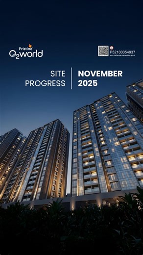 Pristine Developers on Instagram: "November progress at O2 World, Kharadi stands out — faster construction, visible refinement, and defined spaces across the site. A clear sign that the township is shaping exactly as promised. #PristineDevelopers #PristineO2World #Kharadi #kharadipune #KharadiRealEstate #PuneProperties [Pristine O2 World Kharadi, Kharadi new launched projects, kharadi properties, Pristine Developers]"