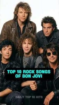 TOP 10 ROCK SONGS OF BON JOVI 🎶✨ #classichits #vintagemusic #retromusic #bonjovi #oldiesbutgoodies
