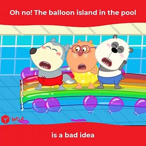 64K views · 470 reactions | HELP! Wolfoo and friends are dangerous in the pool 沈 #WOANETWORK | Wolfoo Series | Facebook