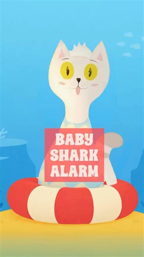 Baby Shark Song Alarm Routine with Pippa 🐱