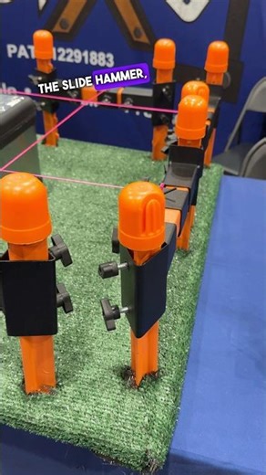 Reusable String Line Batter Board System! #cooltools #construction #innovation