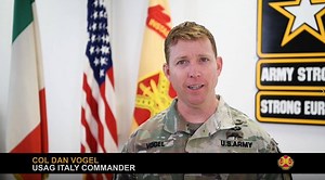 USAG Italy Commander COL Vogel congratulates the Vicenza High School's JROTC cadets who earned an Honor Unit with Distinction award. Congratulations, cadets! Vicenza High School | Installation Management Command Directorate-Europe | U.S. Army Garrison Italy